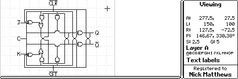 Vector for Psion 3a Screen Print