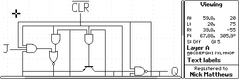 Vector for Psion 3a Screen Print